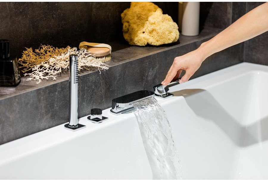 Смеситель для ванны врезной каскадный RAVAK Chrome CR 025.00 X070073