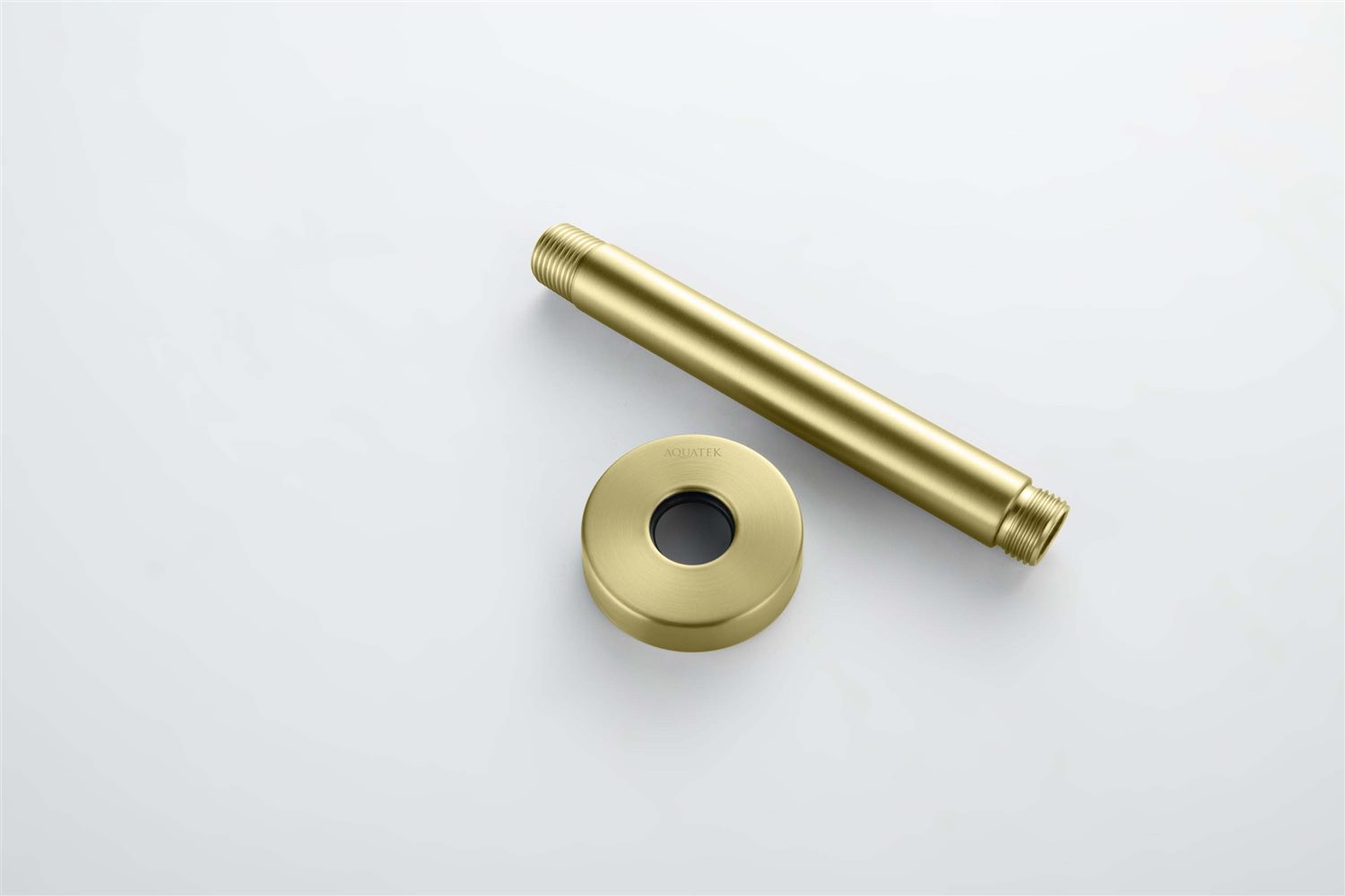 Держатель верхнего душа потолочный Aquanet 150 мм шлифованное золото AQ2171BG