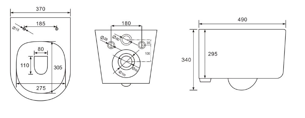 Комплект инсталляции 4 в 1 AQUATEK МИЯ-MB-045 (рама INS-0000020, крепеж KKI-0000002, клавиша KDI-0000045, унитаз AQ2004-MB soft-close) INS-0000020/KKI-0000002/KDI-0000045/AQ2004-MB