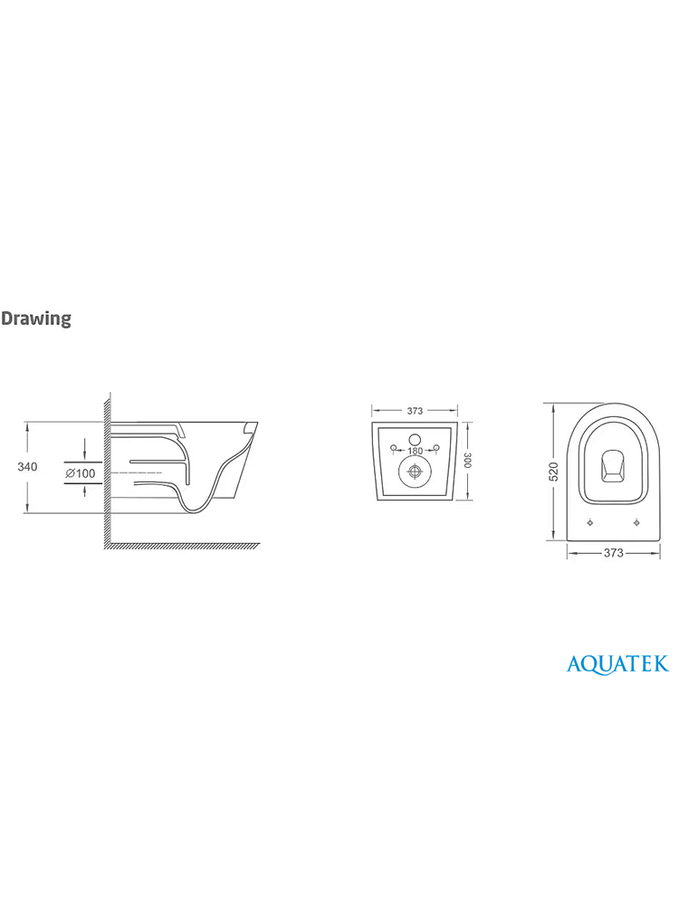 Комплект инсталляции AQUATEK Сириус (рама INS-0000012, унитаз AQ1582T-00 Tornado, сиденье soft-close) СИРИУС