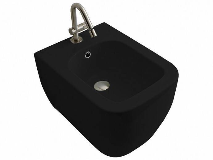 Биде подвесное Scarabeo Teorema 2.0 360х520х310 мм Ardesia BIOKER 5127/49BK