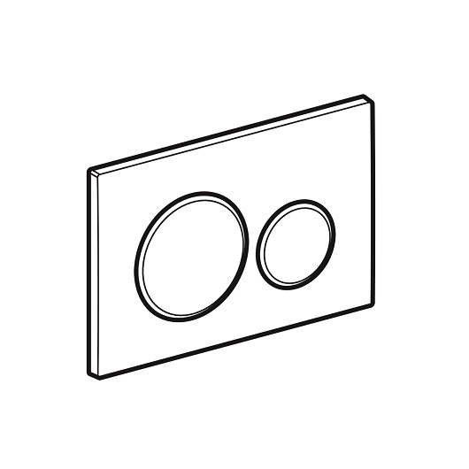 Клавиша смыва Geberit Sigma20 двойной смыв белый 115.882.11.1