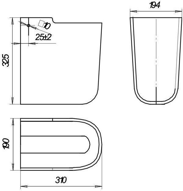 Полупьедестал Sanita Luxe Best Белый PD.WH/Best/N/WHT.G/S1