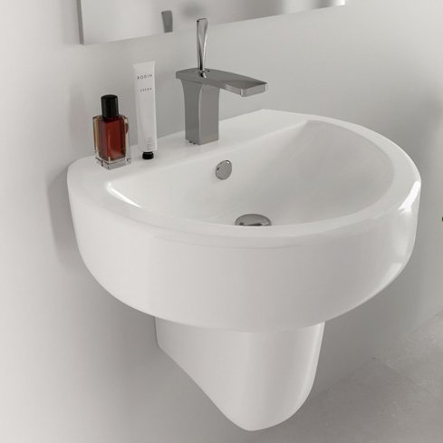 Полупьедестал Sanita Luxe Best Белый PD.WH/Best/N/WHT.G/S1