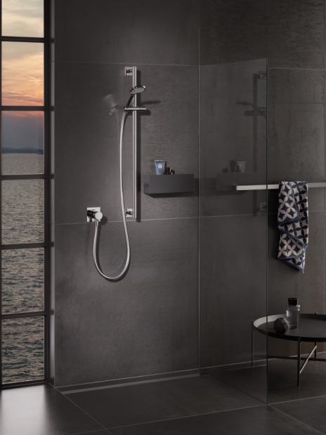 Полочка для душа KEUCO Universalartikel 320x120x90 мм черный матовый 24952370000