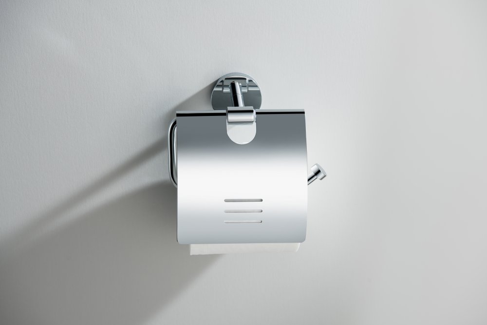 Бумагодержатель с крышкой Aquatek БЕТТА хром AQ4609CR