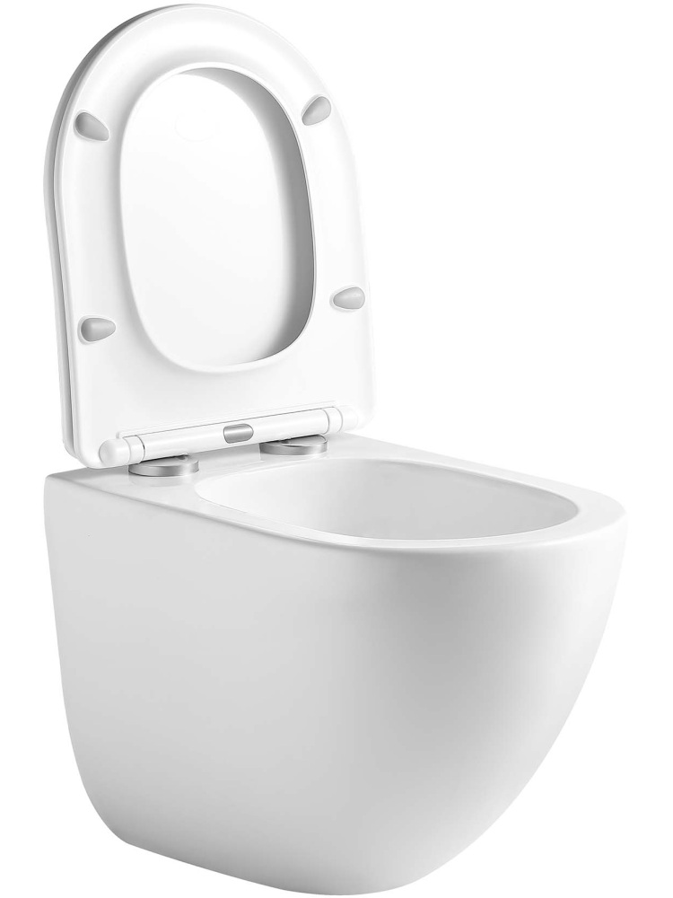 Унитаз подвесной Aquatek Гелиос Tornado 505х360х370 мм с сиденьем дюропласт AQ1993T-00