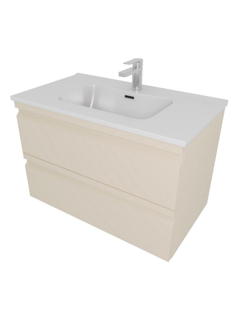 Комплект мебели для ванной AQUATON ВЕГА 60 с раковиной AQ0460-00 капучино светлый AQ77060-LC