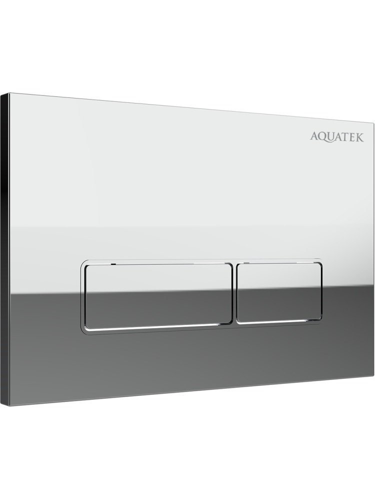 Панель смыва Kordi KDI-0000062 хром глянец ободок хром прямоугольные кнопки 162х244 мм KDI-0000062