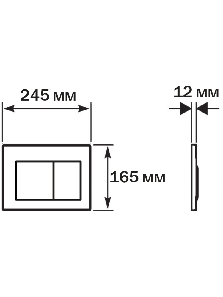 Комплект 4 в 1 инсталляция AQUATEK Standard INS-0000012 клавиша KDI-0000010 унитаз ЕВРОПА AQ1190T-00 ЕВРОПА-AQ1190-010
