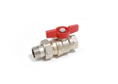 Кран шаровый полнопроходной Giacomini DADO R919 1/2 НР-ВР бабочка R919X003