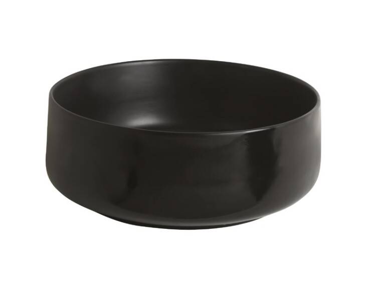 Раковина накладная Artceram Cognac 420x420 мм Black Matt COL0011700