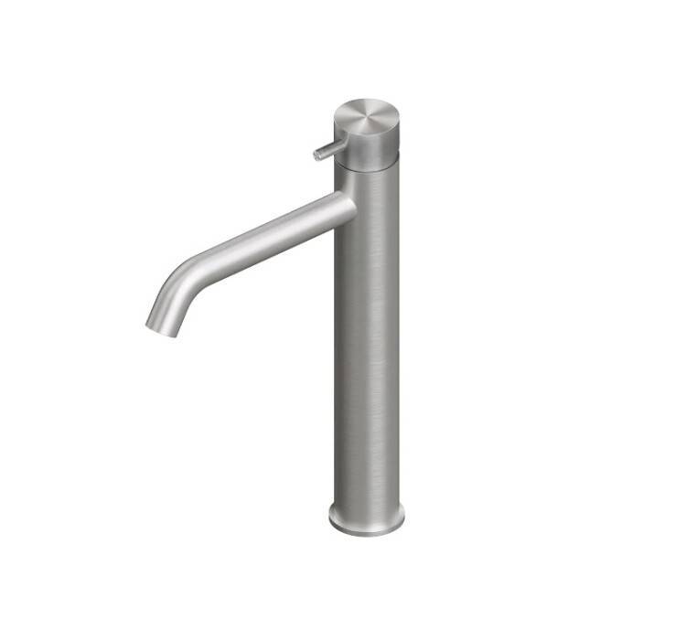 Смеситель для раковины Quadro Design Source сталь брашированная 1202AS