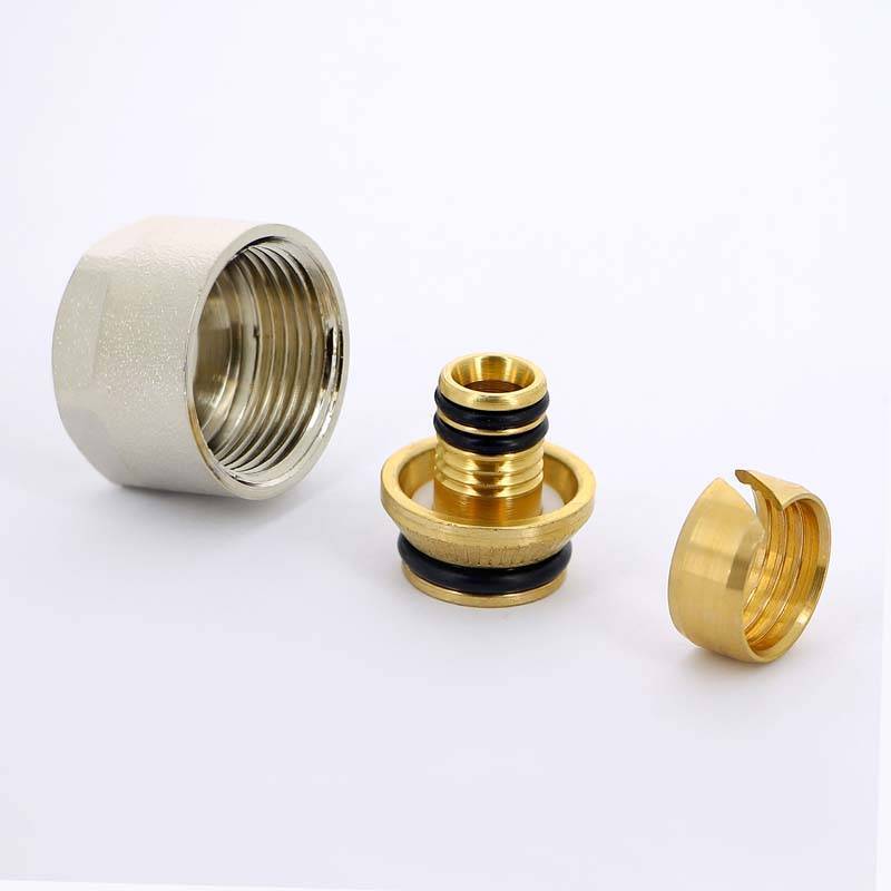 Соединитель обжимной Watts никелированный евроконус 16х3/4 10000986