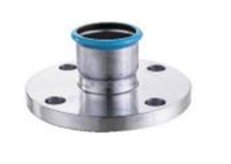 Переходник Sanha NiroSan 88.9 мм на фланцевое соединение нержавеющая сталь 61512