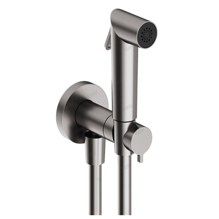 Гигиенический душ со смесителем Almar Shut Off Gun Metal Brushed PVD E136013GM