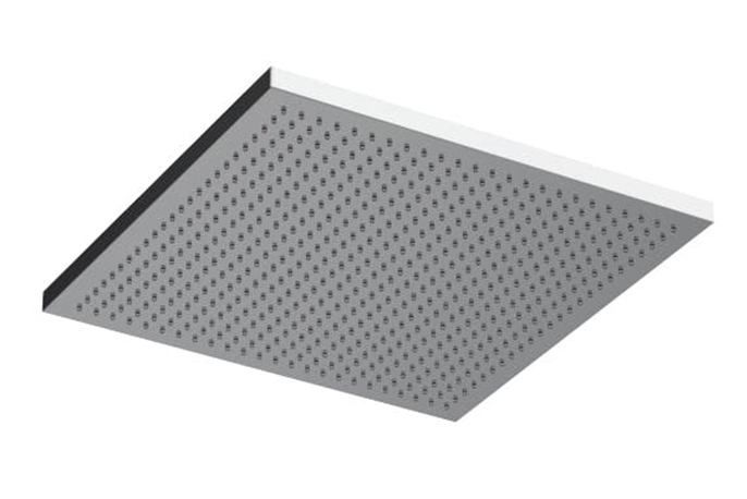 Верхний душ Almar Velvet 300x300 мм настенный/потолочный Gun Metal Brushed PVD HOGE044278GM