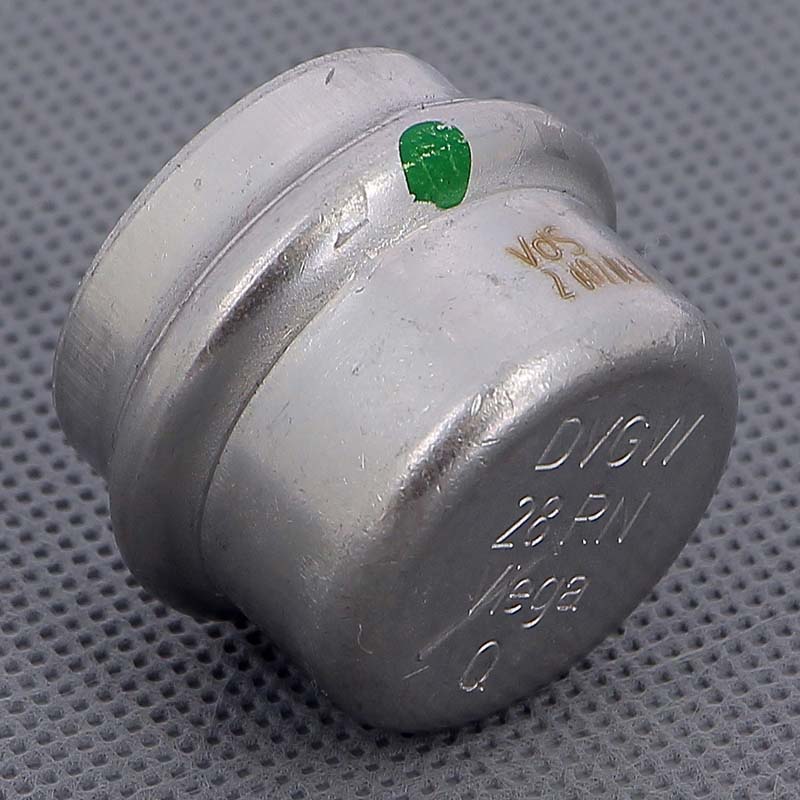 Заглушка пресс из нержавеющей стали Viega Sanpress Inox 28 мм 452889