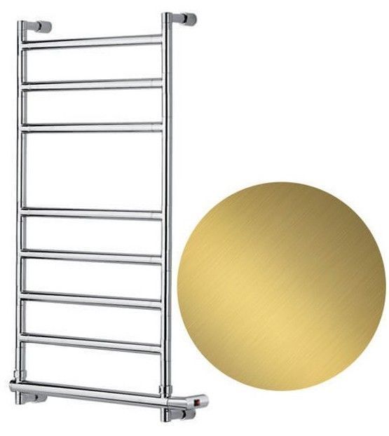Полотенцесушитель электрический Margaroli Sereno 570x926 мм Box цвет Brushed Gold 5844708BGB