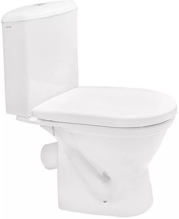 Унитаз-компакт Santek Алькор косой выпуск сиденье полипропилен 1.WH30.2.196