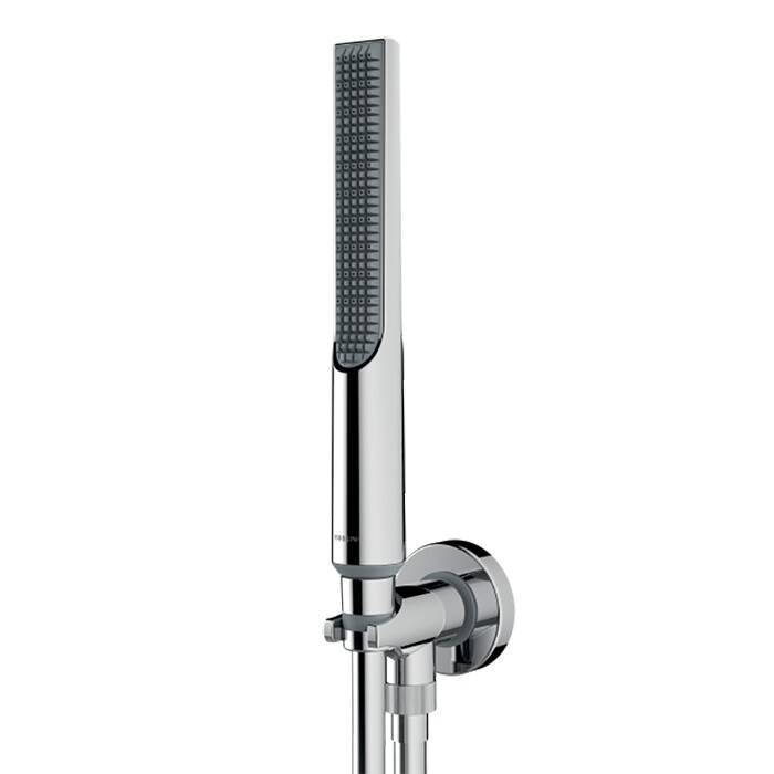 Душевой набор Bossini Apice Slim лейка со шлангом и держателем хром CE3004C030