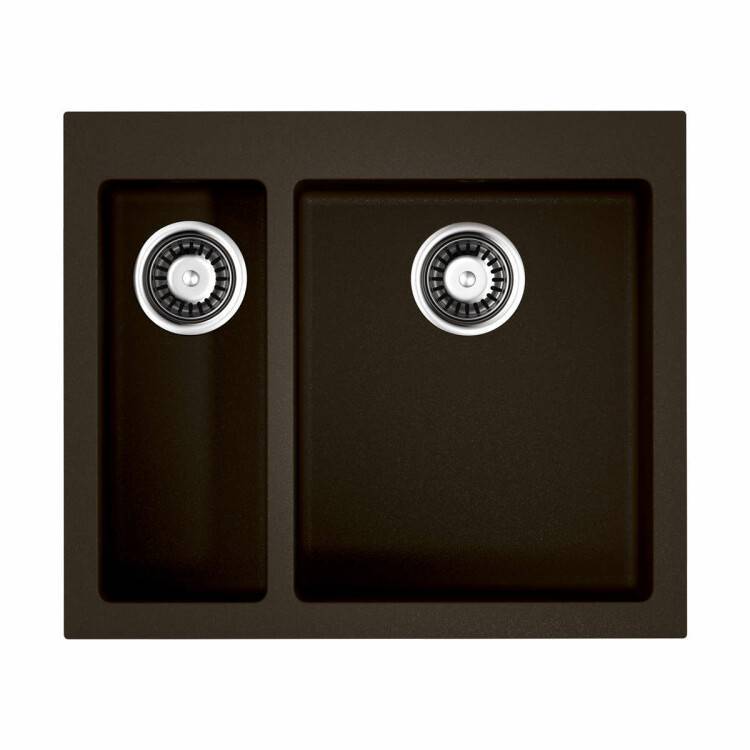 Кухонная мойка OMOIKIRI Bosen 59-2 590x500 мм 2 чаши темный шоколад 4993223