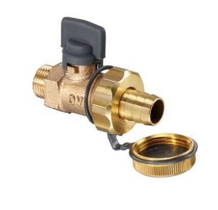 Кран шаровой Oventrop KFE DN10 3/8 НР PN16 бронза 1032403