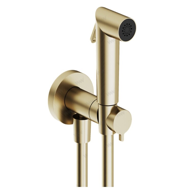 Гигиенический душ со смесителем Almar Shut Off латунь матовая E136013HB