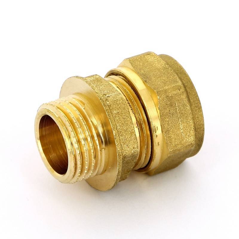 Муфта компрессионная Tiemme 1100 18х3/4 наружная резьба 1100011