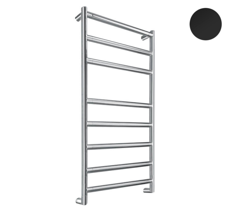 Полотенцесушитель электрический Margaroli Sereno 500x1150 мм Black с боксом 55844708NLB