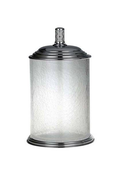 Ведро мусорное Boheme Murano круглое напольное хром 10914-W-CR