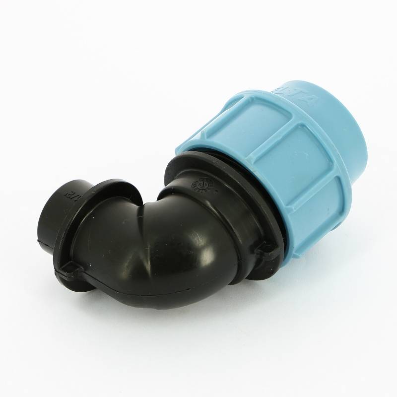 Угольник обжимной Unidelta 32х1/2 внутренняя резьба для ПНД труб 1009032002