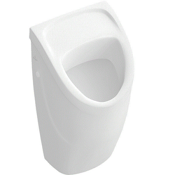 Писсуар Villeroy & Boch ONovo компактный подвесной 290х245х495 мм CeramicPlus альпийский белый 755700R1