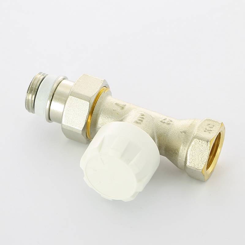 Вентиль термостатический Simplex прямой 1/2 с преднастройкой никель F34001