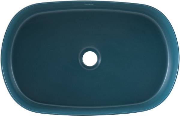 Раковина-чаша накладная Allen Brau Fantasy 55х36х12 см зеленая 4.11022.PT