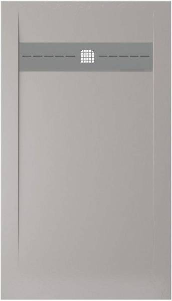 Душевой поддон Allen Brau Infinity 140x80x3 см серый жемчуг 8.21004-PGM