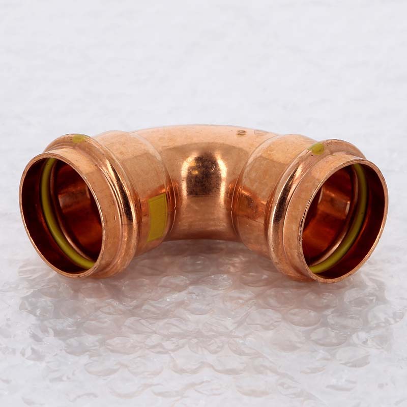 Угол пресс 90° Viega Profipress G медь 35 мм 345501