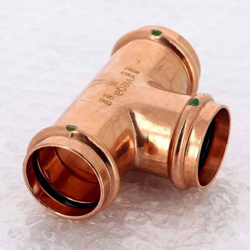 Тройник пресс медный Viega Profipress 35 мм 291983