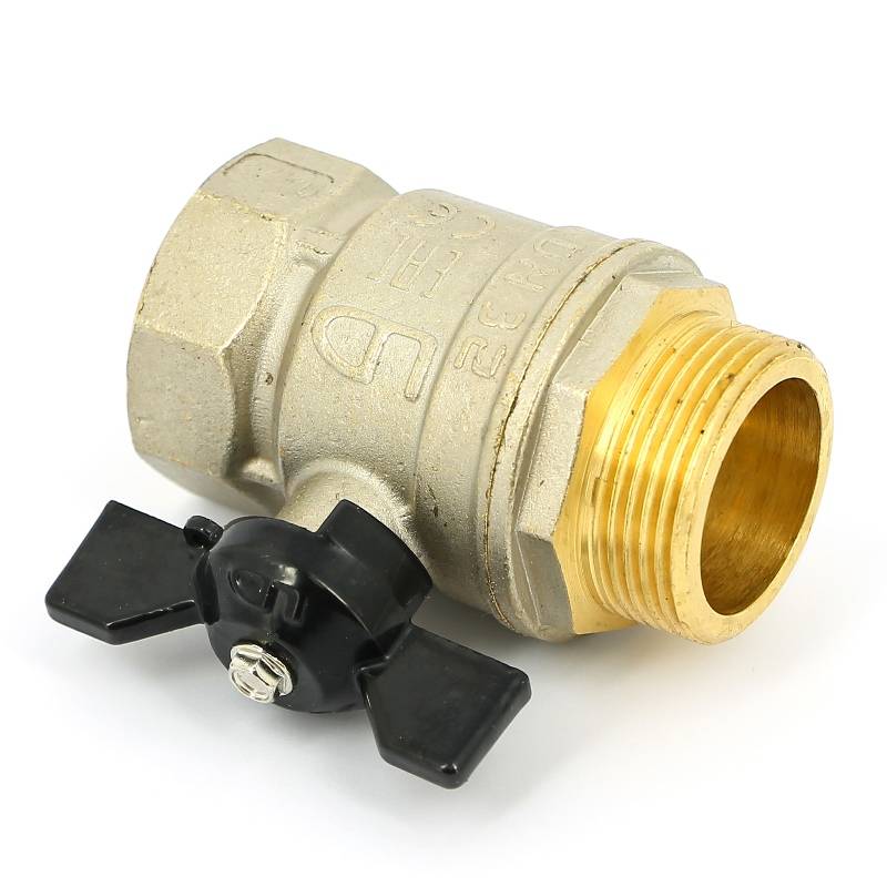 Кран шаровой LD Pride НВ 1 1/4 полнопроходной бабочка 47.302.32