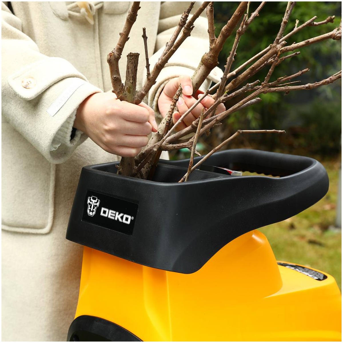 Измельчитель садовый электрический DEKO DKSH3500 3500 Вт DKSH3500