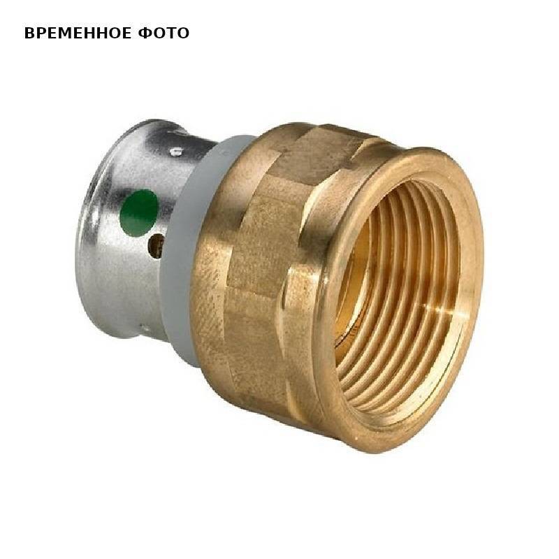 Муфта пресс-В Viega Pexfit Pro 20 мм x 3/4 бронза 607982
