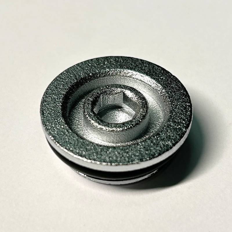 Заглушка резьбовая наружная Uni-Fitt 3/4 с прокладкой O-ring хромированная 609C3001