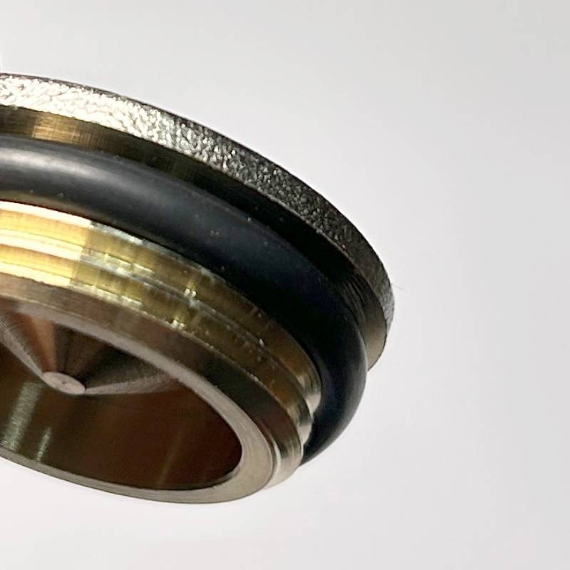 Заглушка резьбовая наружная Uni-Fitt 3/4 с прокладкой O-ring никелированная 609N3001