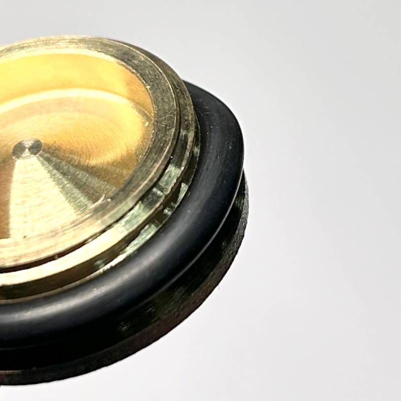 Заглушка резьбовая наружная Uni-Fitt 3/4 с прокладкой O-ring никелированная 609N3001