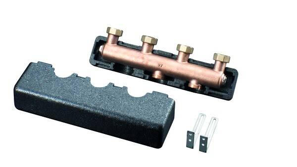 Гребенка распределительная Oventrop Regumat 2 контура DN 25 1 1/2 бронза 1351571