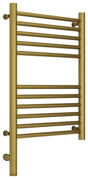 Полотенцесушитель электрический Сунержа Богема 3.0 400x600 мм левый состаренная латунь 051-5804-6040