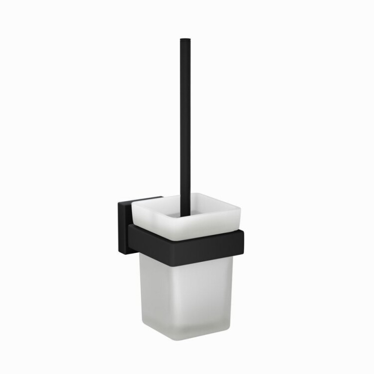 Ершик для туалета Jaquar Kubix Prime черный матовый AKP-BLM-35743P