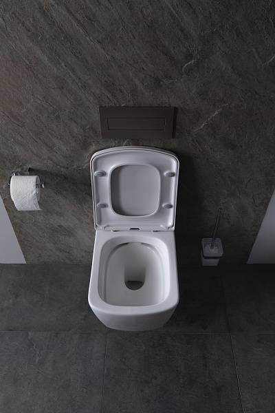 Унитаз подвесной Allen Brau Liberty с сиденьем-крышкой белый 4.32003.20