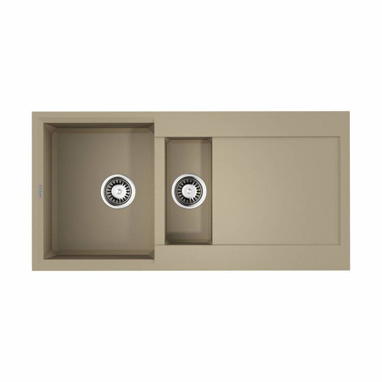 Кухонная мойка OMOIKIRI Sakaime 105-2 CH 1000x500 мм 2 чаши шампань 4993897