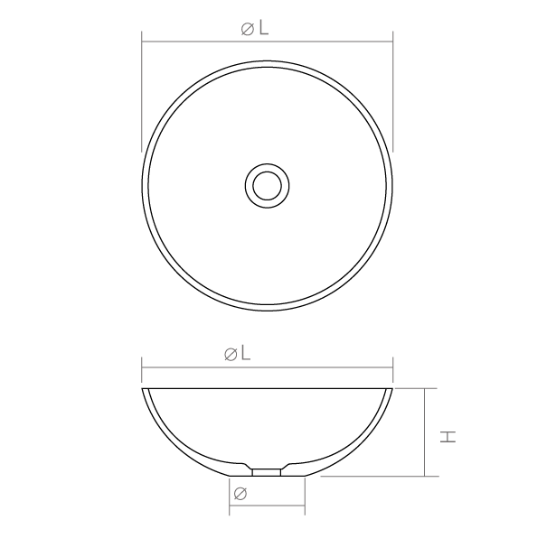 Раковина накладная DEA Design 500x500 мм белый матовый DD903850018